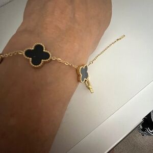 Black clover bracelet